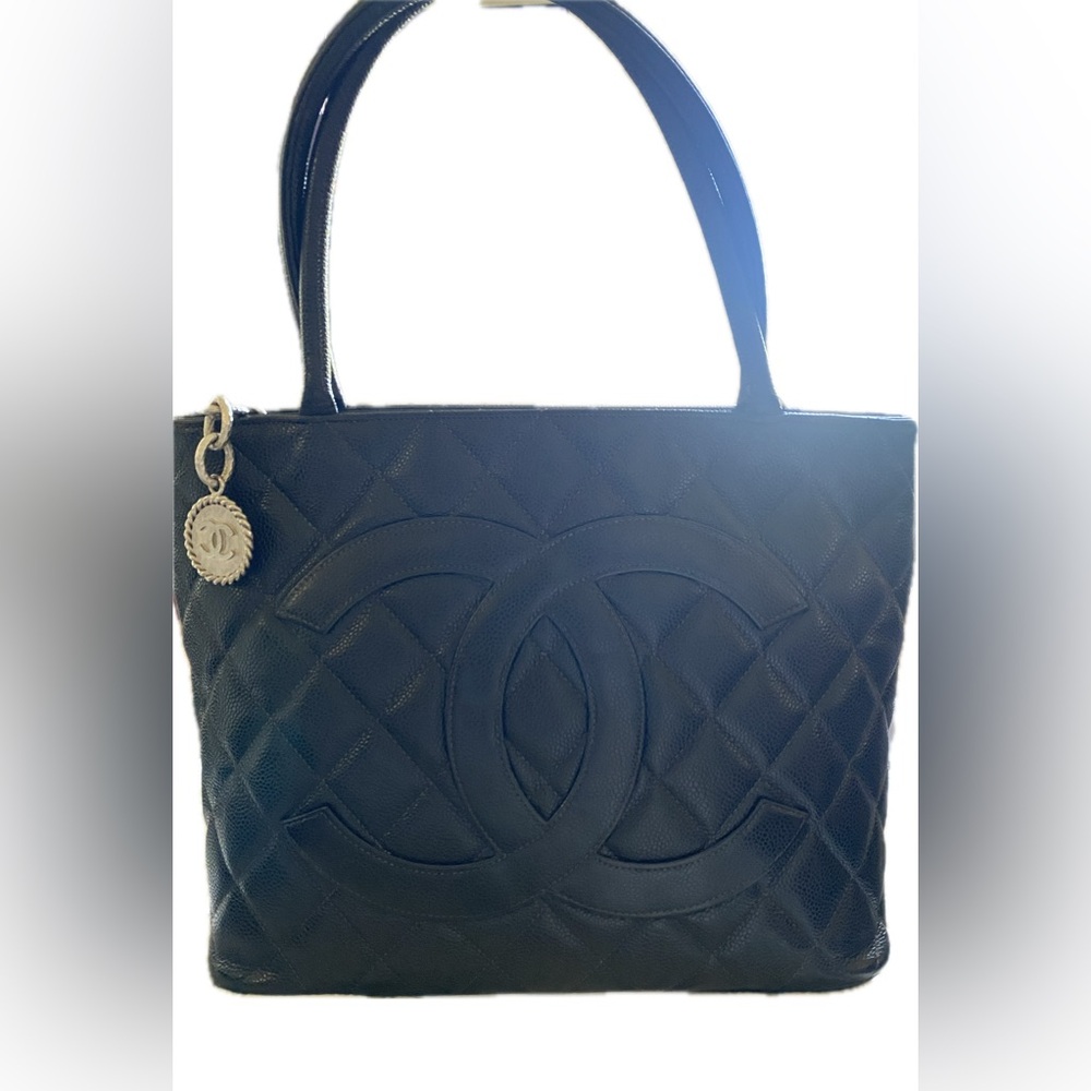 Authentic Chanel Medallion Cavier Quilted Tote